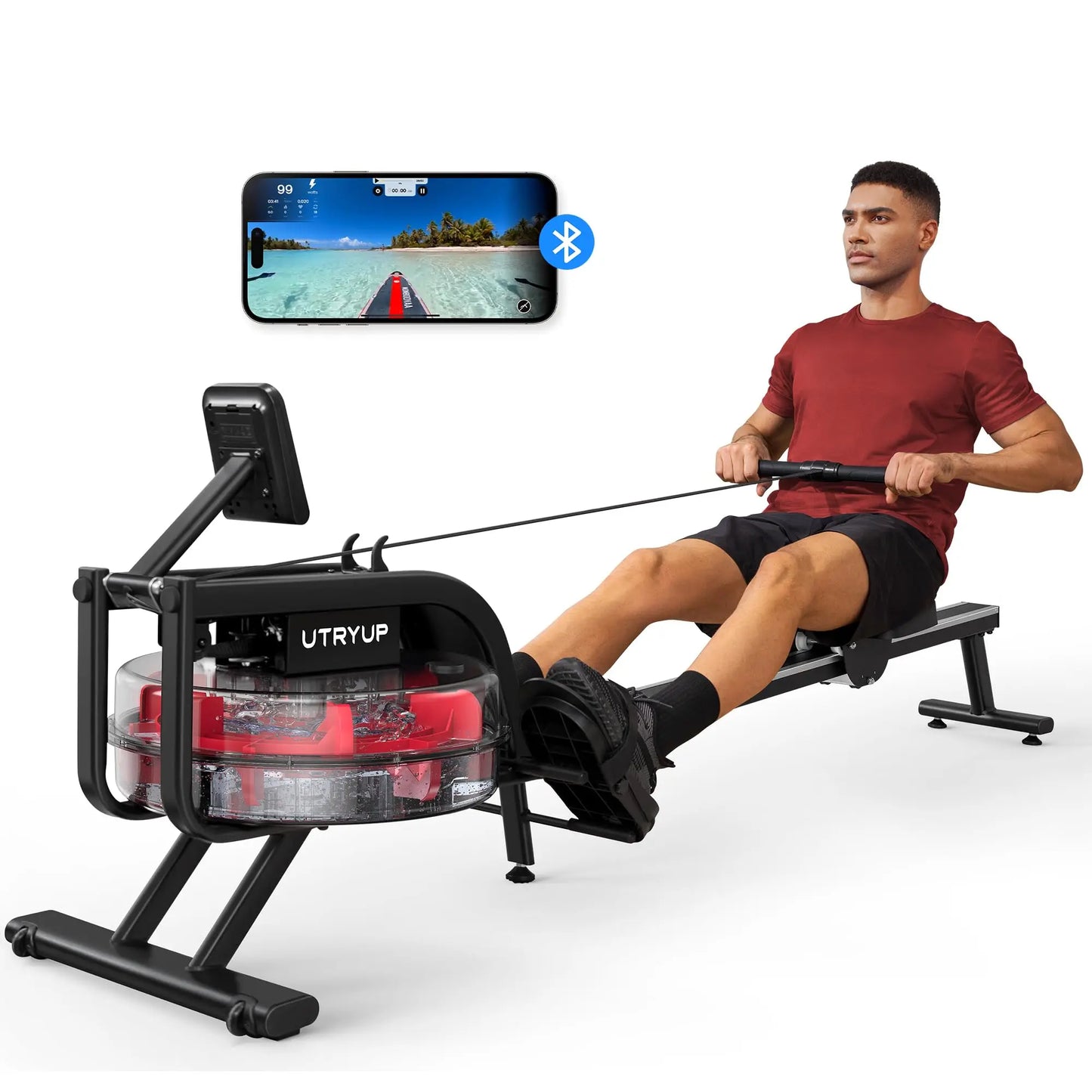 Magnetic Rowing Machines R05 Water Rower R10 16 Levels Quiet Resistance