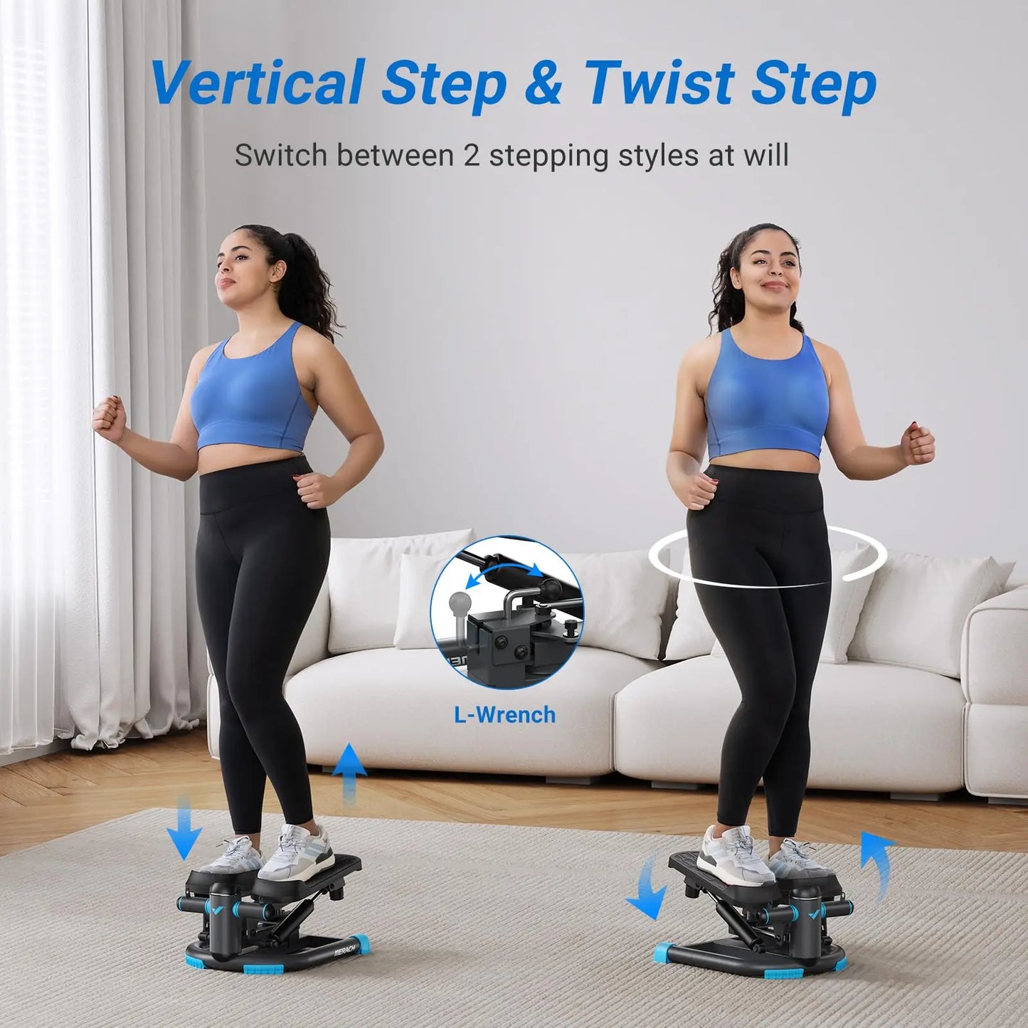 Stepper Upgrade Dual-Action Stepper 330LBS Max