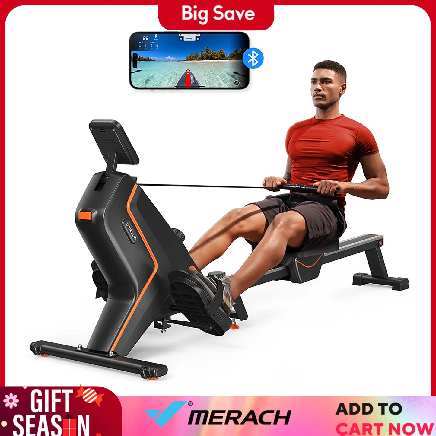 Magnetic Rowing Machines R05 Water Rower R10 16 Levels Quiet Resistance