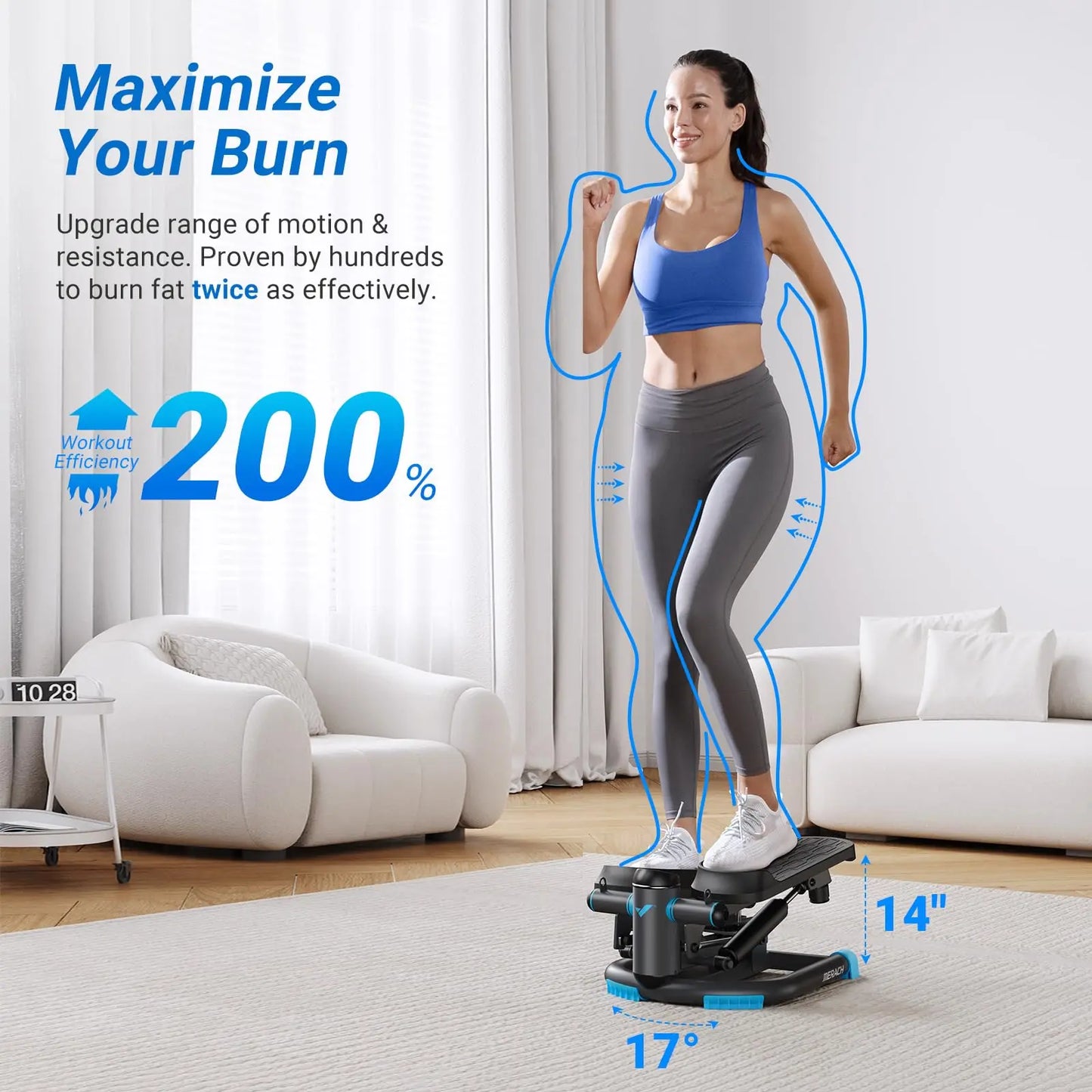 Stepper Upgrade Dual-Action Stepper 330LBS Max