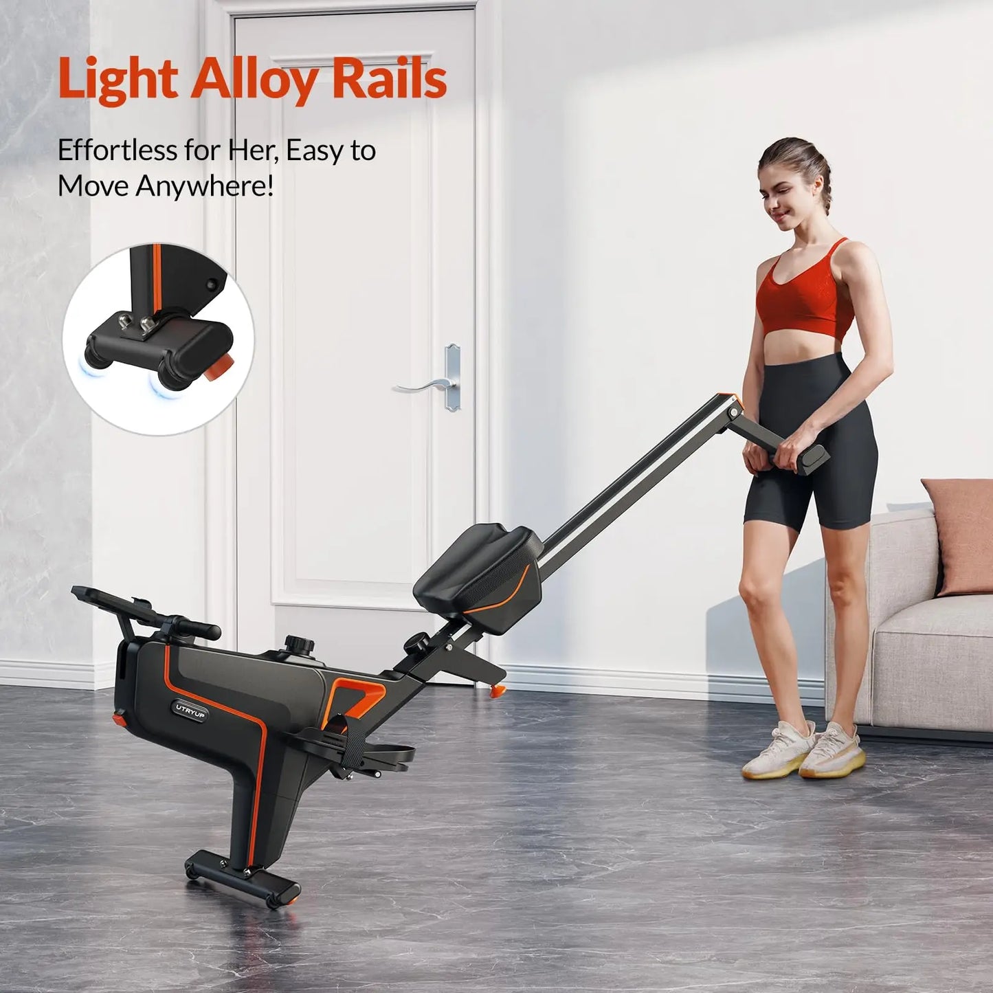 Magnetic Rowing Machines R05 Water Rower R10 16 Levels Quiet Resistance