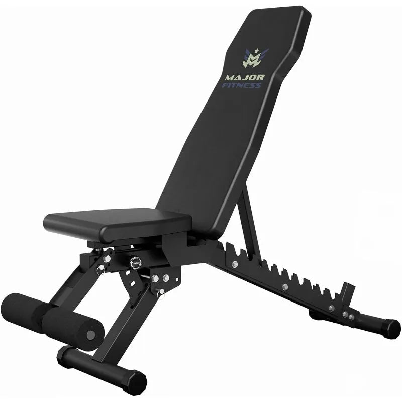 Weight Bench, Adjustable Workout Bench for Strength Training, Bench Press, and Full-Body Workouts