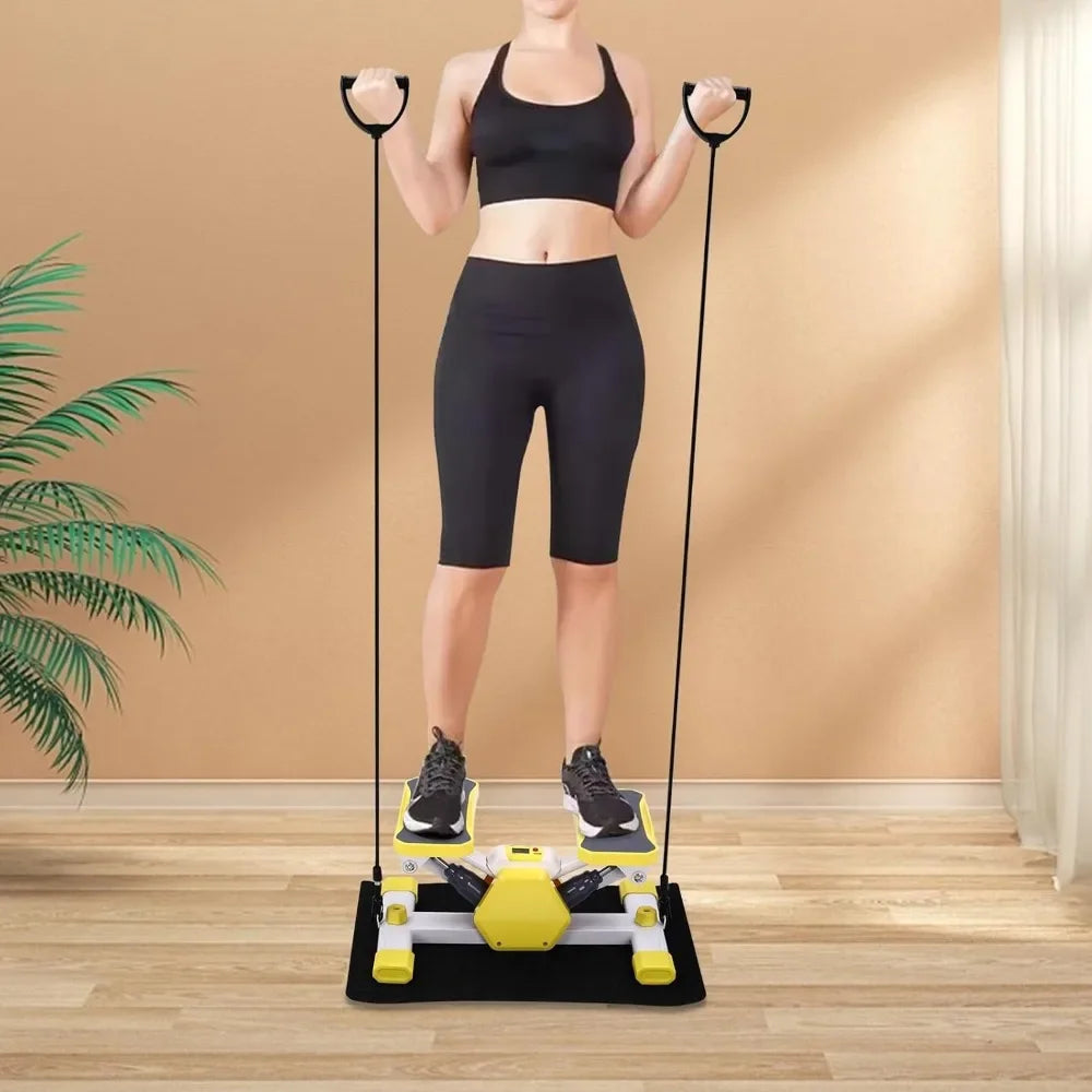 Mini-Steppers Mini Stair Stepper 330 Lb Capacity for Exercise Home Workout Equipment Digital Monitor