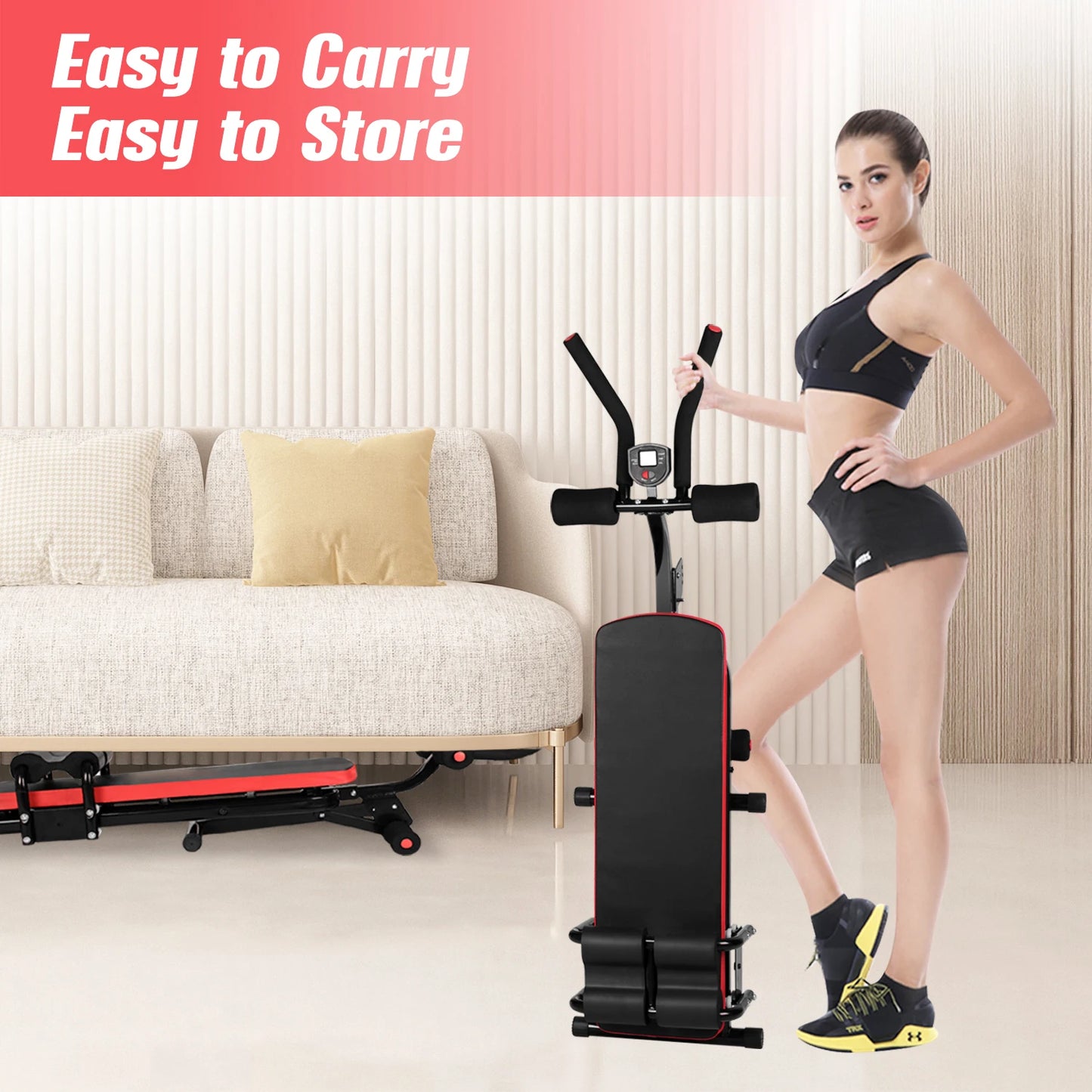 Ab Workout Equipment Machine for Stomach Workout Foldable