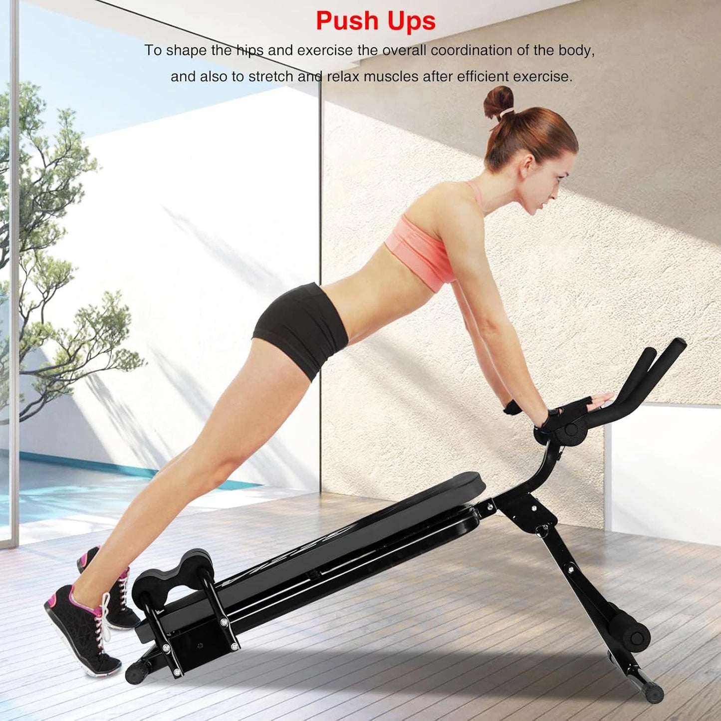 Ab Workout Equipment Machine for Stomach Workout Foldable