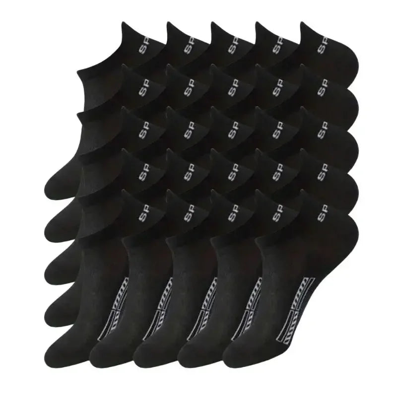25 pairs, Men's hosiery ear lift waist waist boat socks