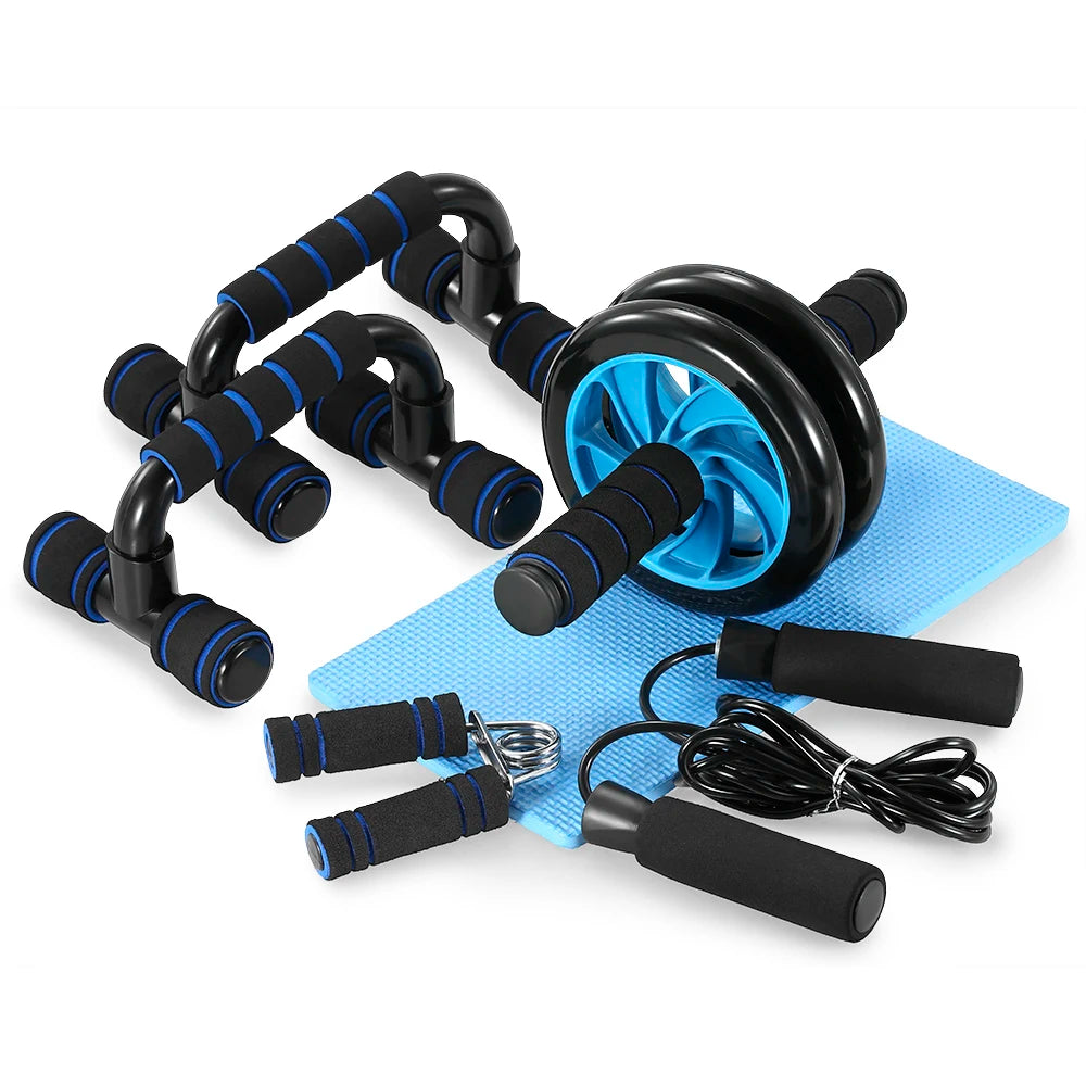 Tomshoo Gym Set Ab Roller No Noise Abdominal Wheel Ab Roller Stretch Trainer For Arm Waist Leg
