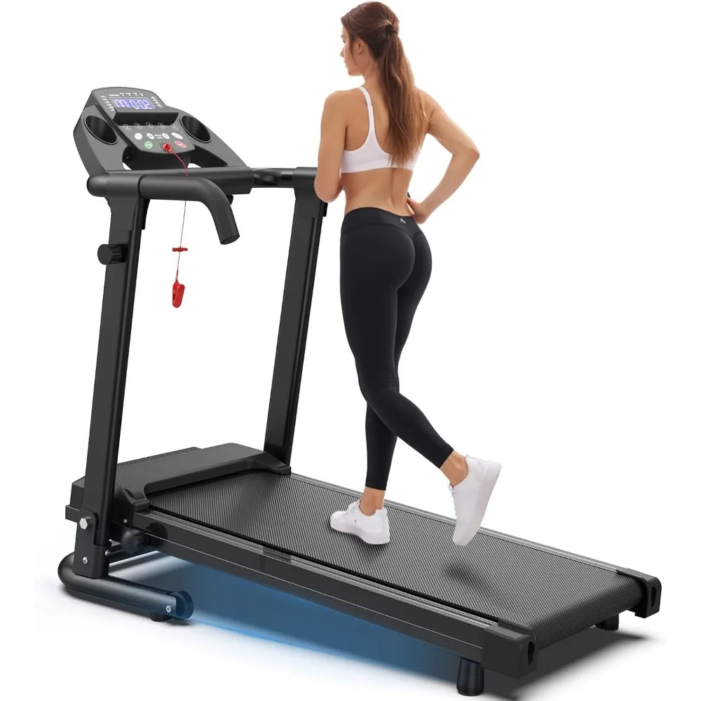 Foldable Treadmills for Home, Portable Treadmill with Handles, 2.5HP Treadmills 300 lb Capacity, APP Control
