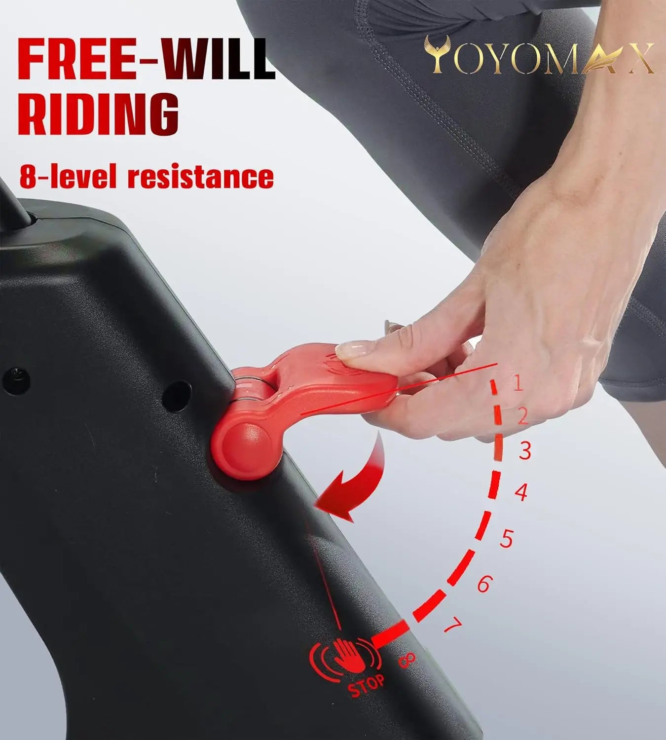 Exercise Bike, Indoor Cycling Bike/Magnetic Stationary Bike