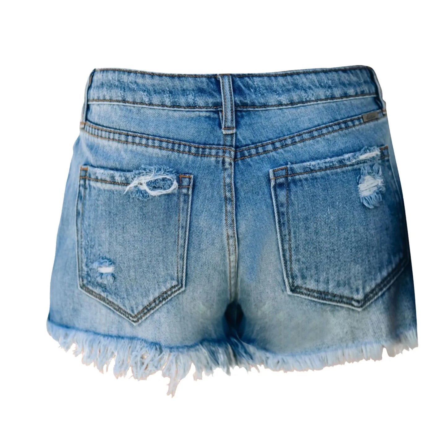 New In Mid Waist Summer Womens Jeans Shorts