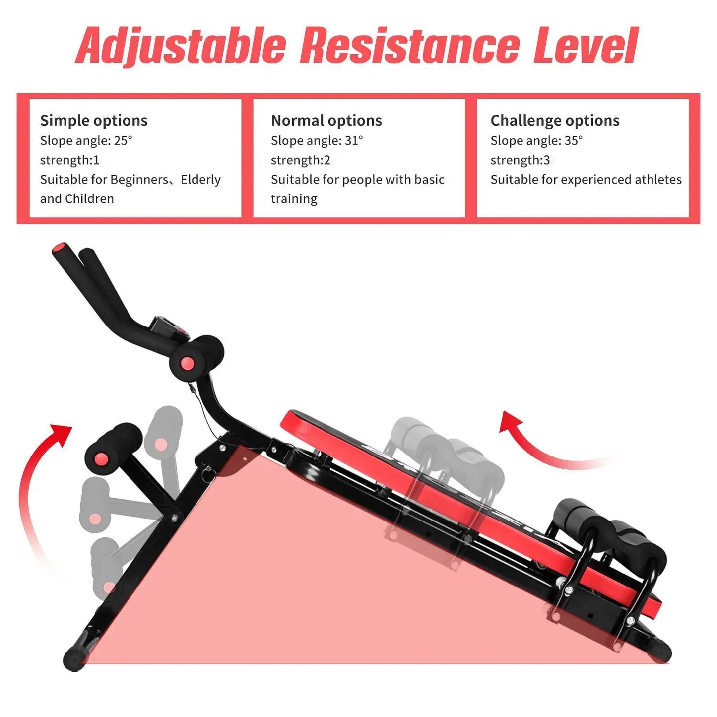 Ab Workout Equipment Machine for Stomach Workout Foldable