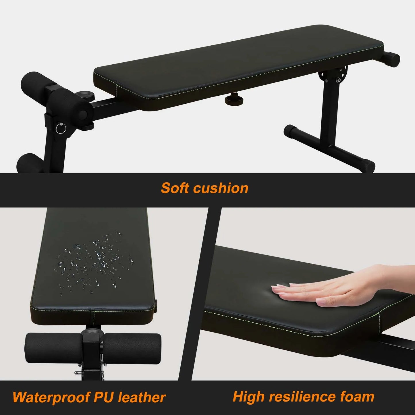 Power Tower With Bench Pull Up Bar Dip Station Adjustable Height Dip Stand Heavy Duty Multi-Function Fitness Rack