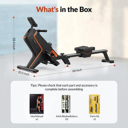 Magnetic Rowing Machines R05 Water Rower R10 16 Levels Quiet Resistance