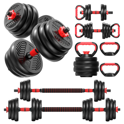 4 in 1 Adjustable Weight Dumbbell Set