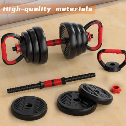 4 in 1 Adjustable Weight Dumbbell Set