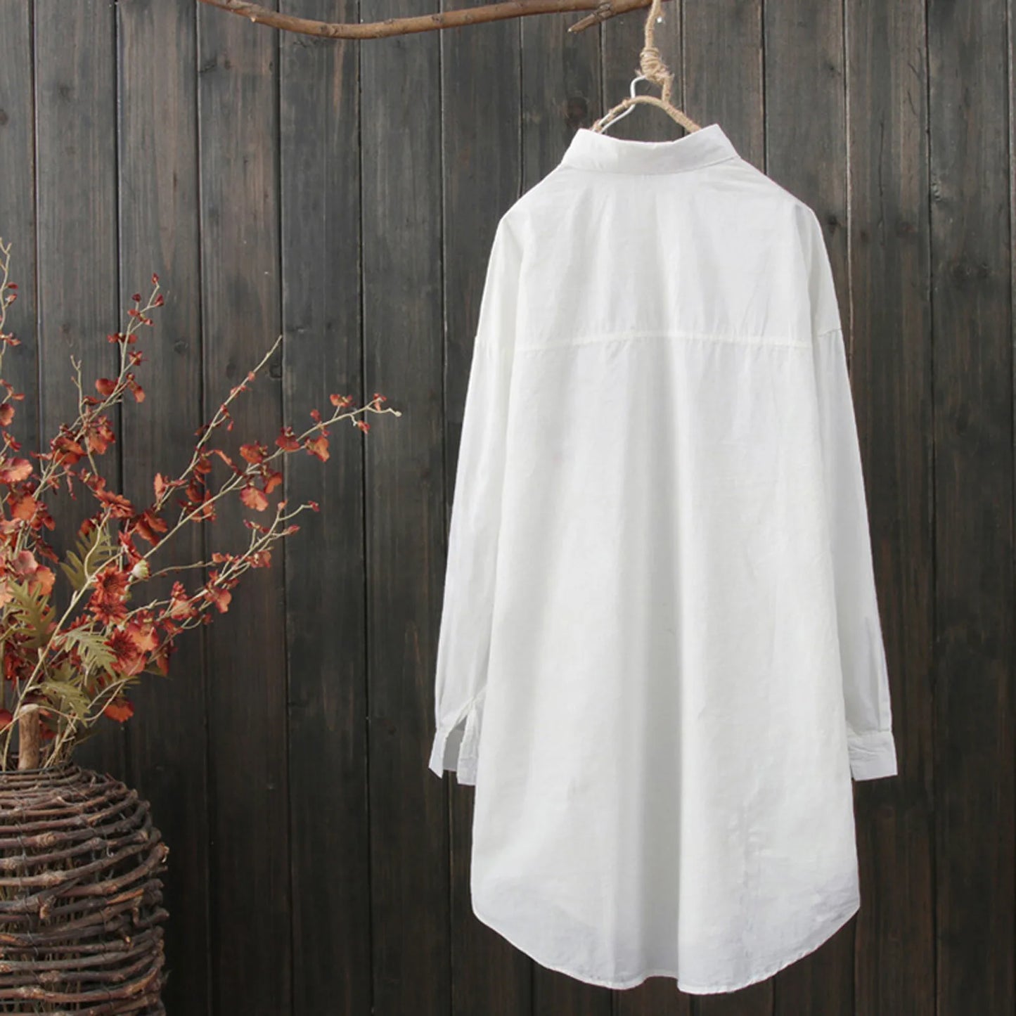 White Long Shirts and Blouse