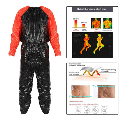 Hot Unisex Sauna Suit Heavy Duty Fitness Weight Loss