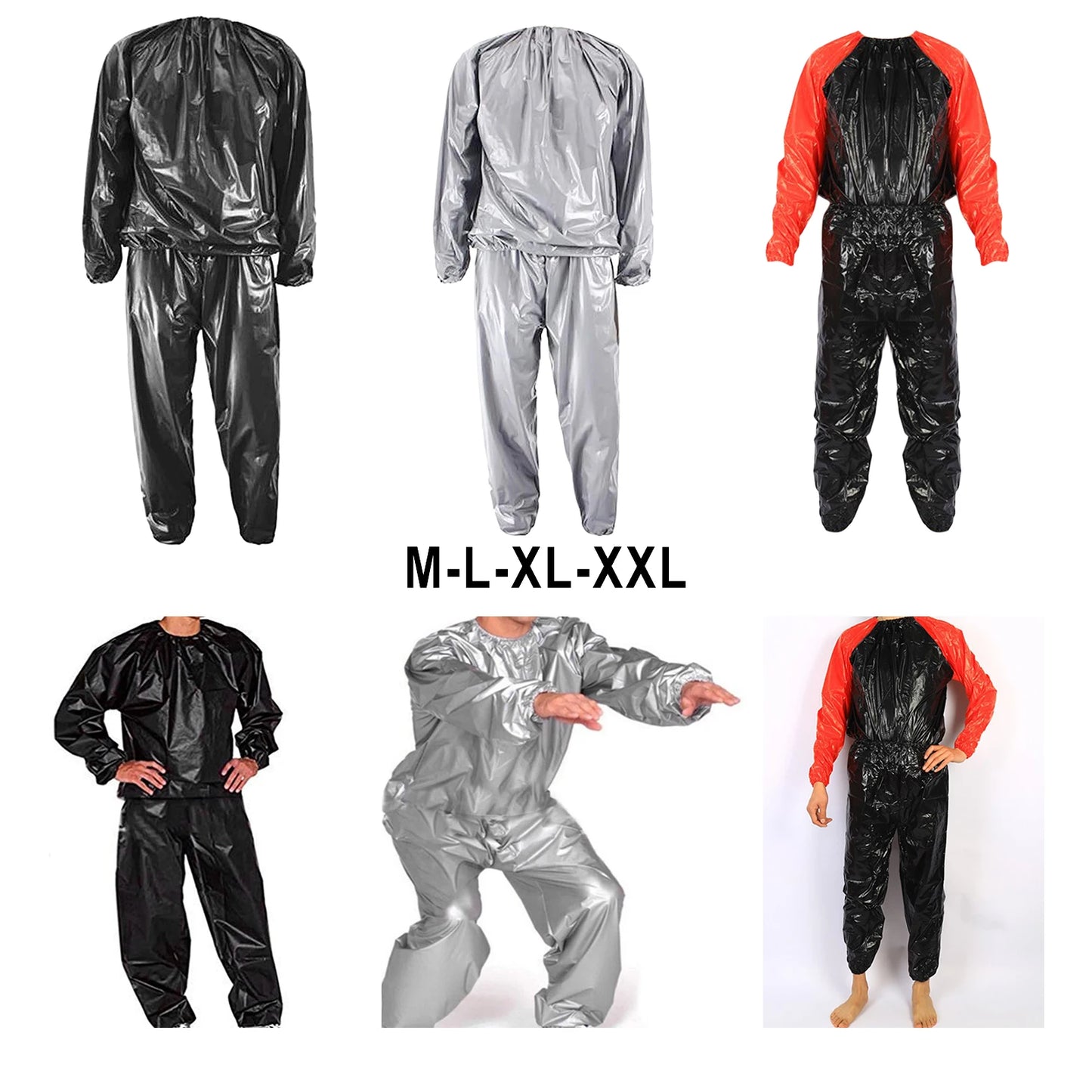 Hot Unisex Sauna Suit Heavy Duty Fitness Weight Loss