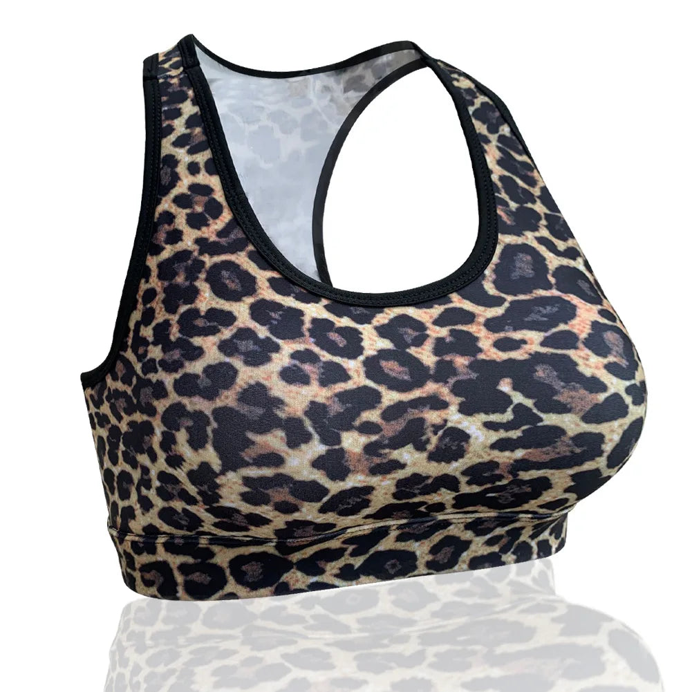 Breathable Sports Bra Shockproof Crop Anti-sweat Fitness Top Women Seamless Yoga Push up
