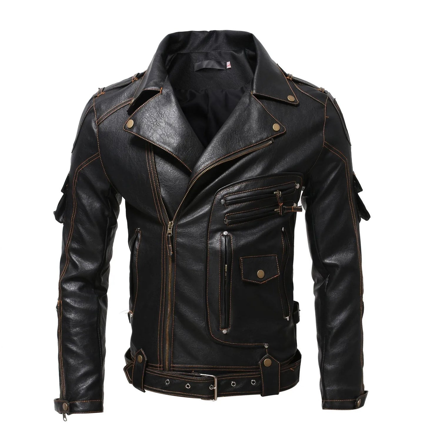 Vintage Ghost Rider Motorcycle Multi-Zip Jacket