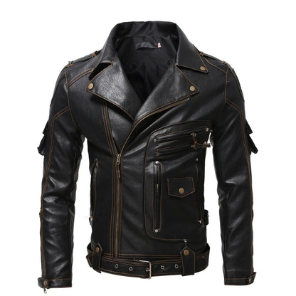 Vintage Ghost Rider Motorcycle Multi-Zip Jacket
