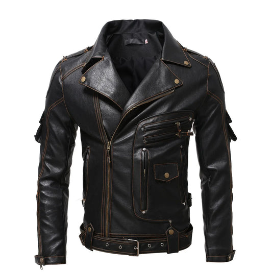 Vintage Ghost Rider Motorcycle Multi-Zip Jacket