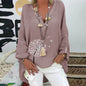 Long Sleeve Women Blouse Butterfly Print Spring Shirt