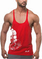 Men's Gym Stringer Tank Tops Bodybuilding T Shirts