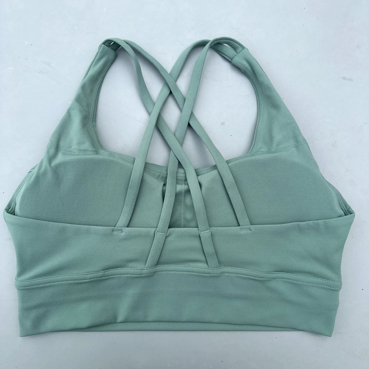 Solid Color Hot Sell Fitness Women Sport Bra Gym Yoga Vest Athletic Cross Sexy Tight Tank Top Workout Train Soft With Chest Pad