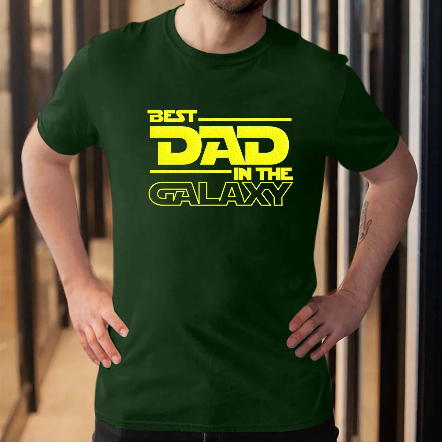 Best Dad In The Galaxy Tee Shirt