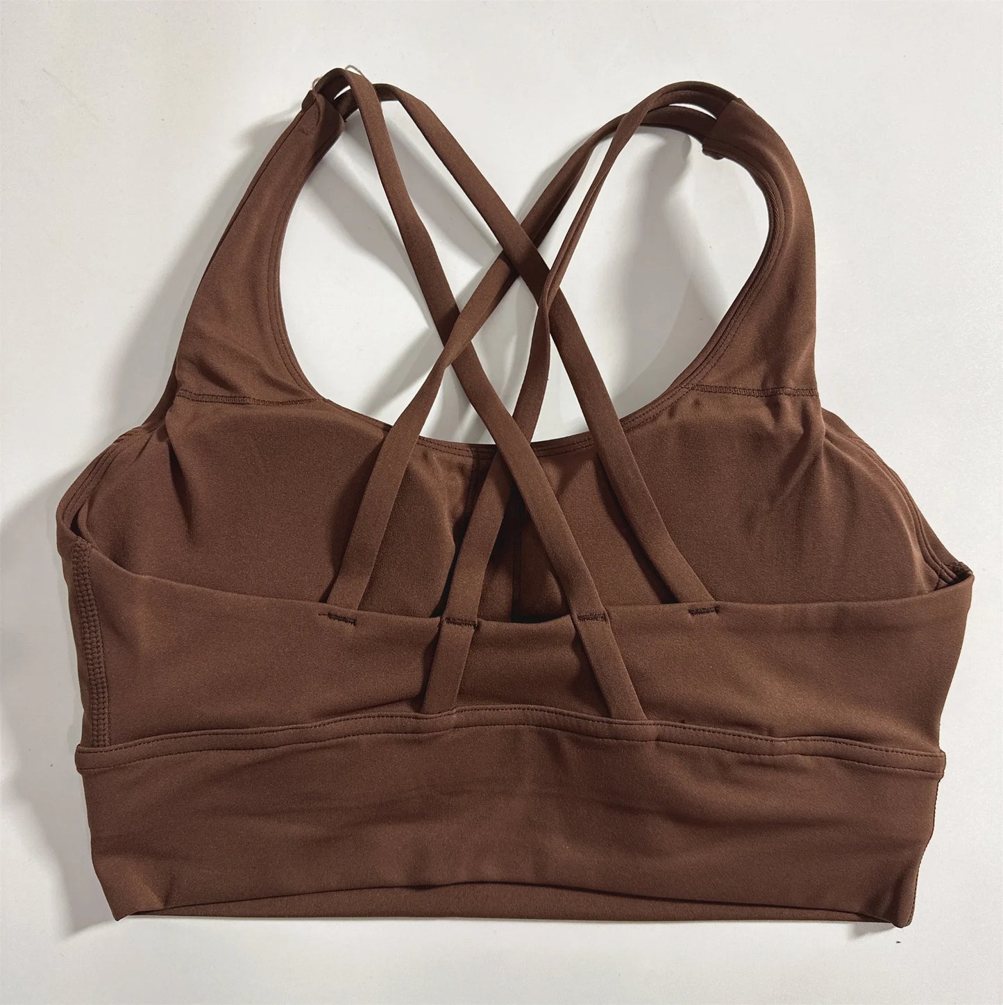 Solid Color Hot Sell Fitness Women Sport Bra Gym Yoga Vest Athletic Cross Sexy Tight Tank Top Workout Train Soft With Chest Pad
