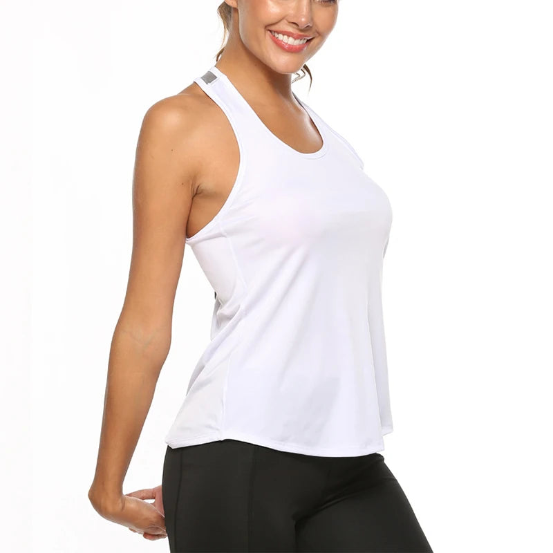 Women Yoga Vest Athletic Fitness Sport Tank Top