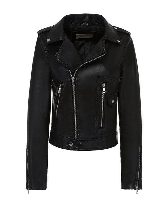 Women Faux Leathers Jacket
