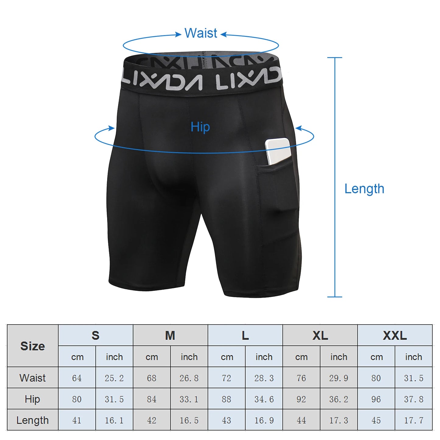 3 Pack Men Sports Shorts Active Workout Underwear