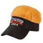 Trump 2024 Hat with Hair Embroidered Baseball Cap