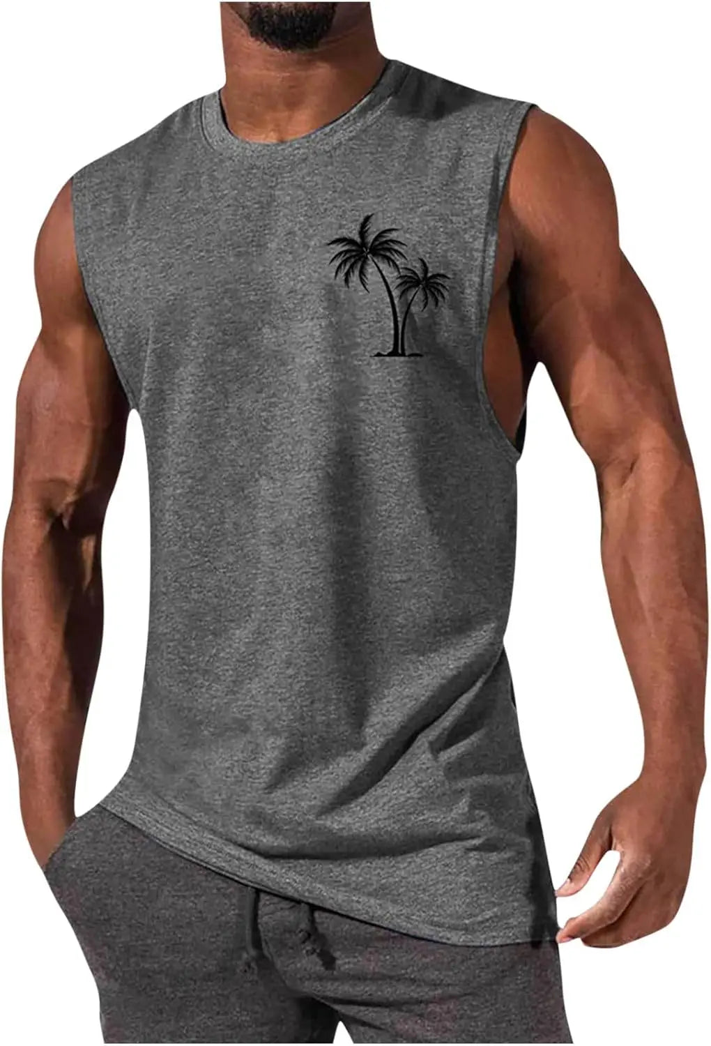 Men's Gym Workout Tank Tops Swim Beach Shirts