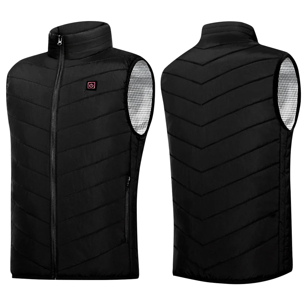 Unisex  Motorcycle Jacket 9 Areas Heated Vest