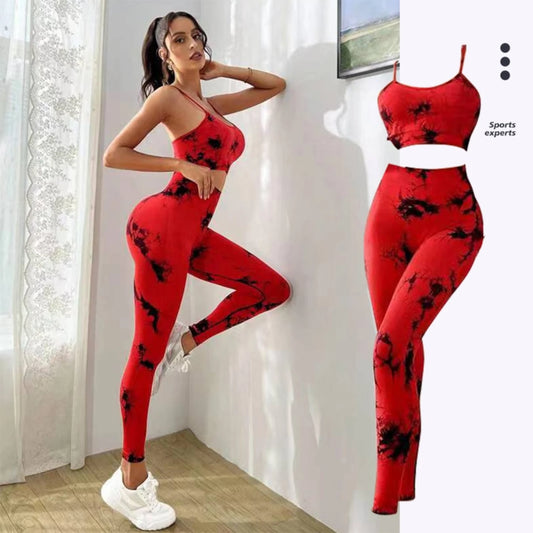 Workout Bra+High Waist Leggings Gym Clothing Seamless Sports Suits Yoga clothes