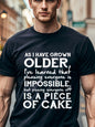 "Funny Cotton T-Shirt for Men - 'Pleasing Everyone is Impossible'