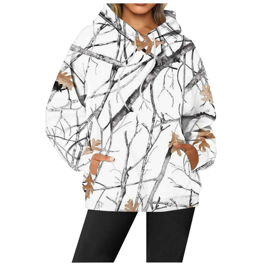 Deadwood Camouflage Hooded Sweatshirt Y2k Hoodies