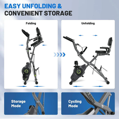 5 in 1 Foldable Stationary Bike