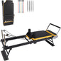 Pilates Reformer Machine 77" Foldable Pilates Equipment for Home Gym Workout