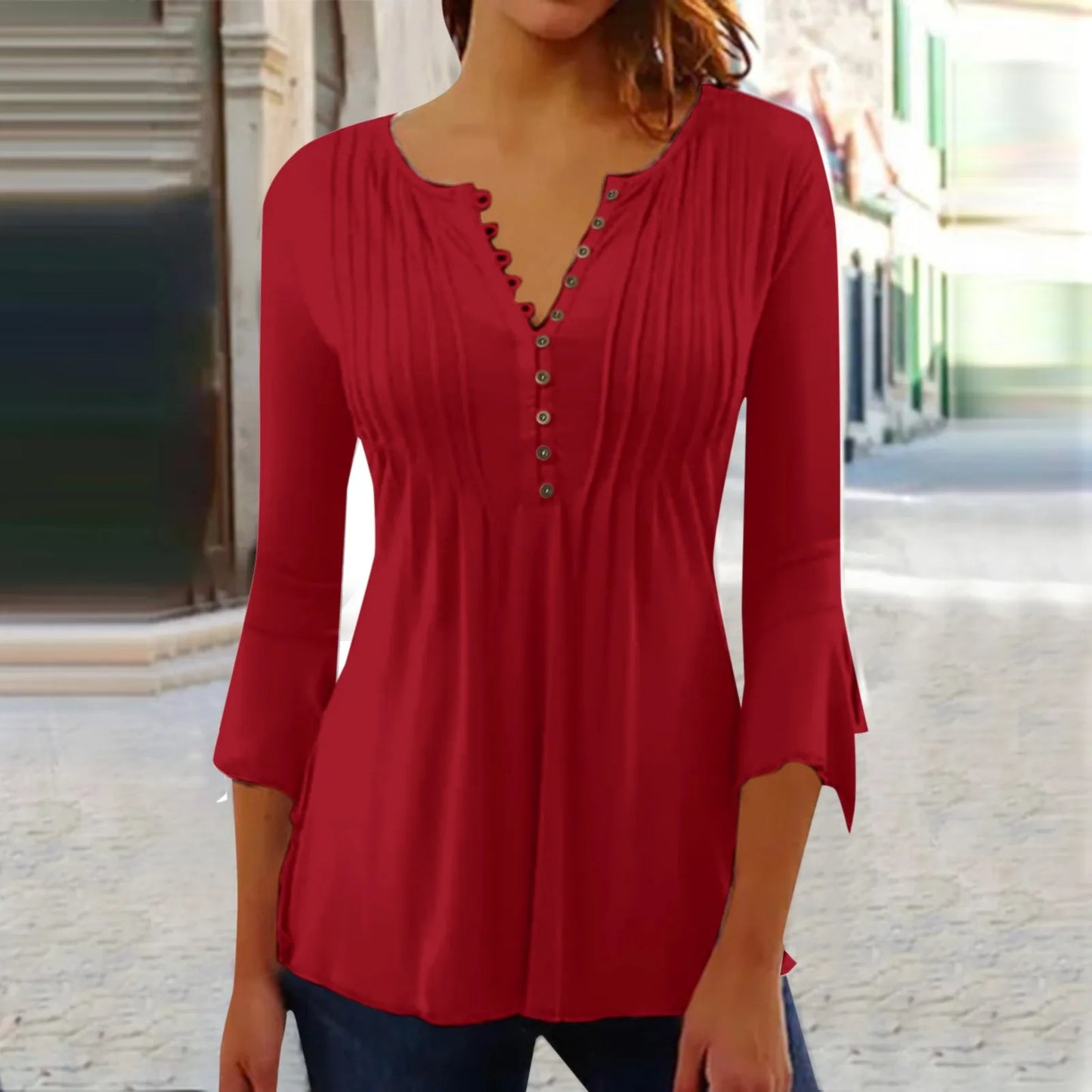 Loose Work Tops Women