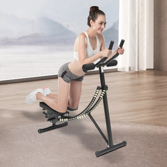 Abdominal Crunch Trainer Fit Home Gym  Equipment with Intelligent Display