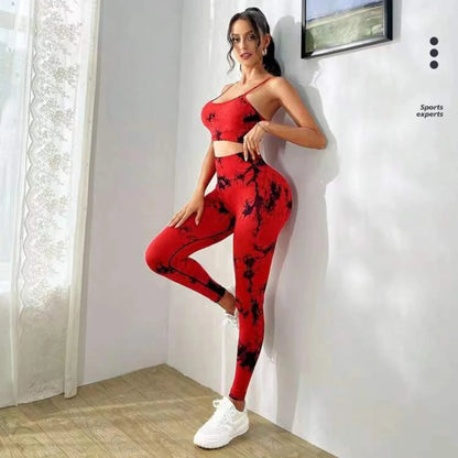 Workout Bra+High Waist Leggings Gym Clothing Seamless Sports Suits Yoga clothes