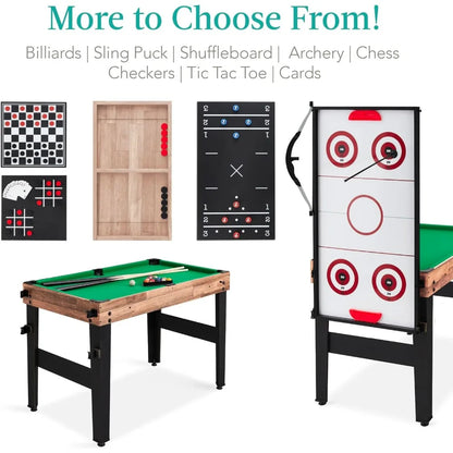 13-in-1 Combo Game Table Set for Home, Game Room