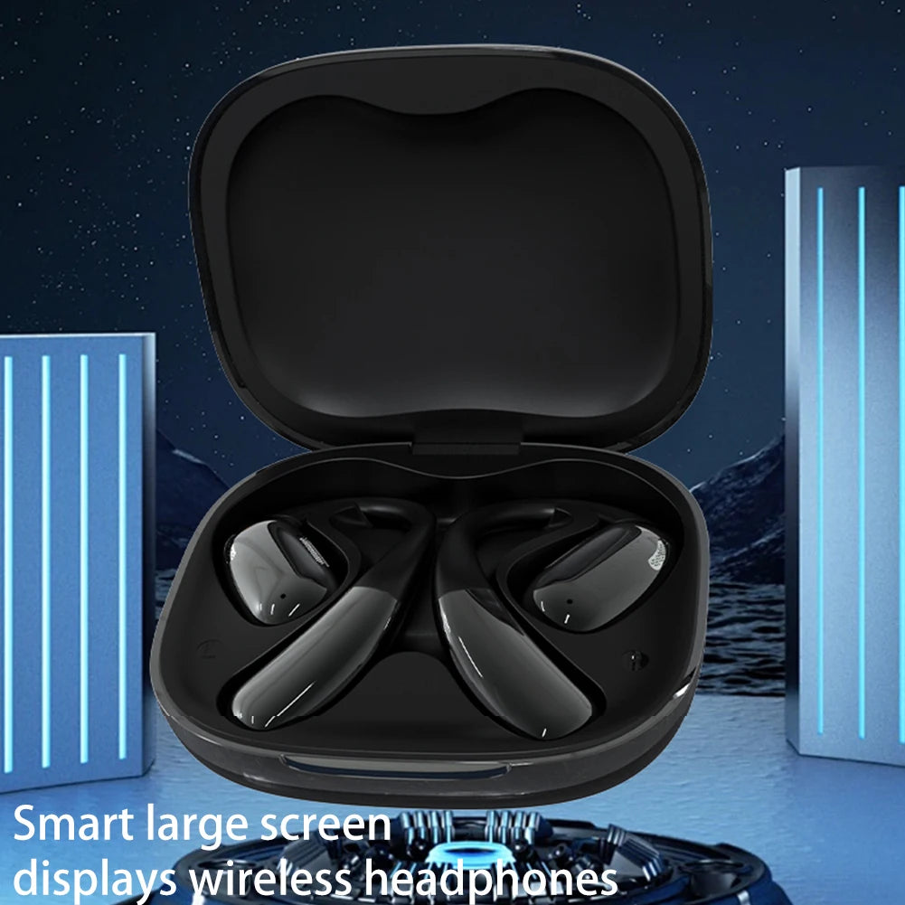 Bluetooth-Compatible 5.3 IPX5 Waterproof Sport Earphones Noise Cancelling