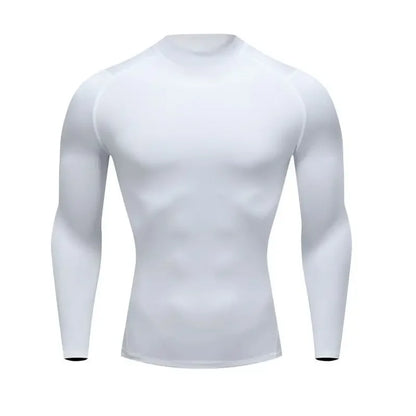 Men Compression Running T-shirt Fitness Tight Long Sleeve