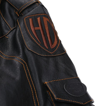 Vintage Ghost Rider Motorcycle Multi-Zip Jacket