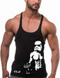 Men's Gym Stringer Tank Tops Bodybuilding T Shirts